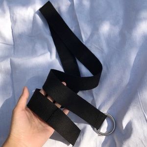 NWOT Double D-Ring Canva Belt